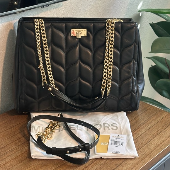 MICHAEL Michael Kors Handbags - NWT - Michael Kors Peyton Large Quilted Leather Tote Bag - See Video!